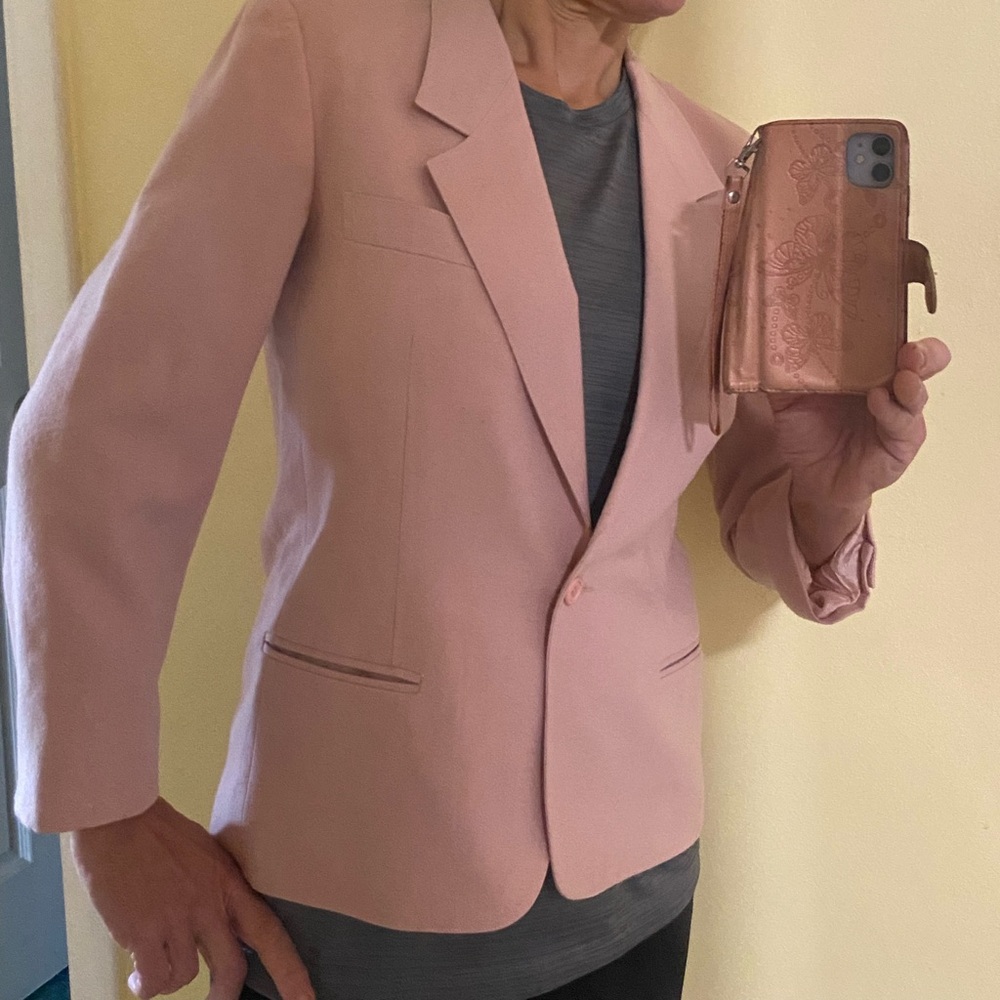 Karen Millen Blush Pink Suit Jacket